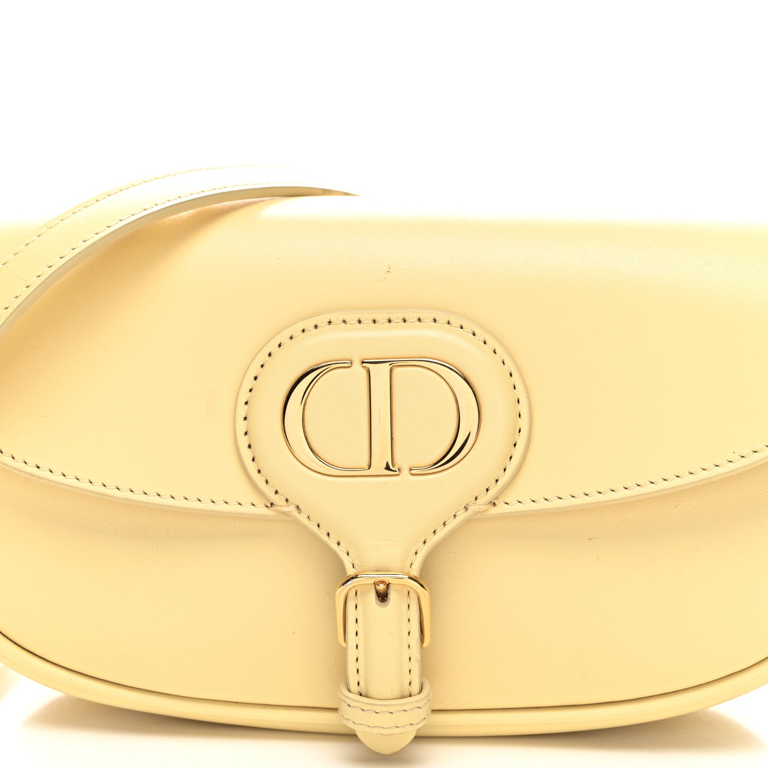 Christian Dior Box Calfskin East West Bobby Bag Soft Yellow 9 of 12
