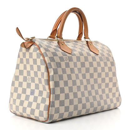 Louis Vuitton Damier Azur Speedy 30 3 of 13