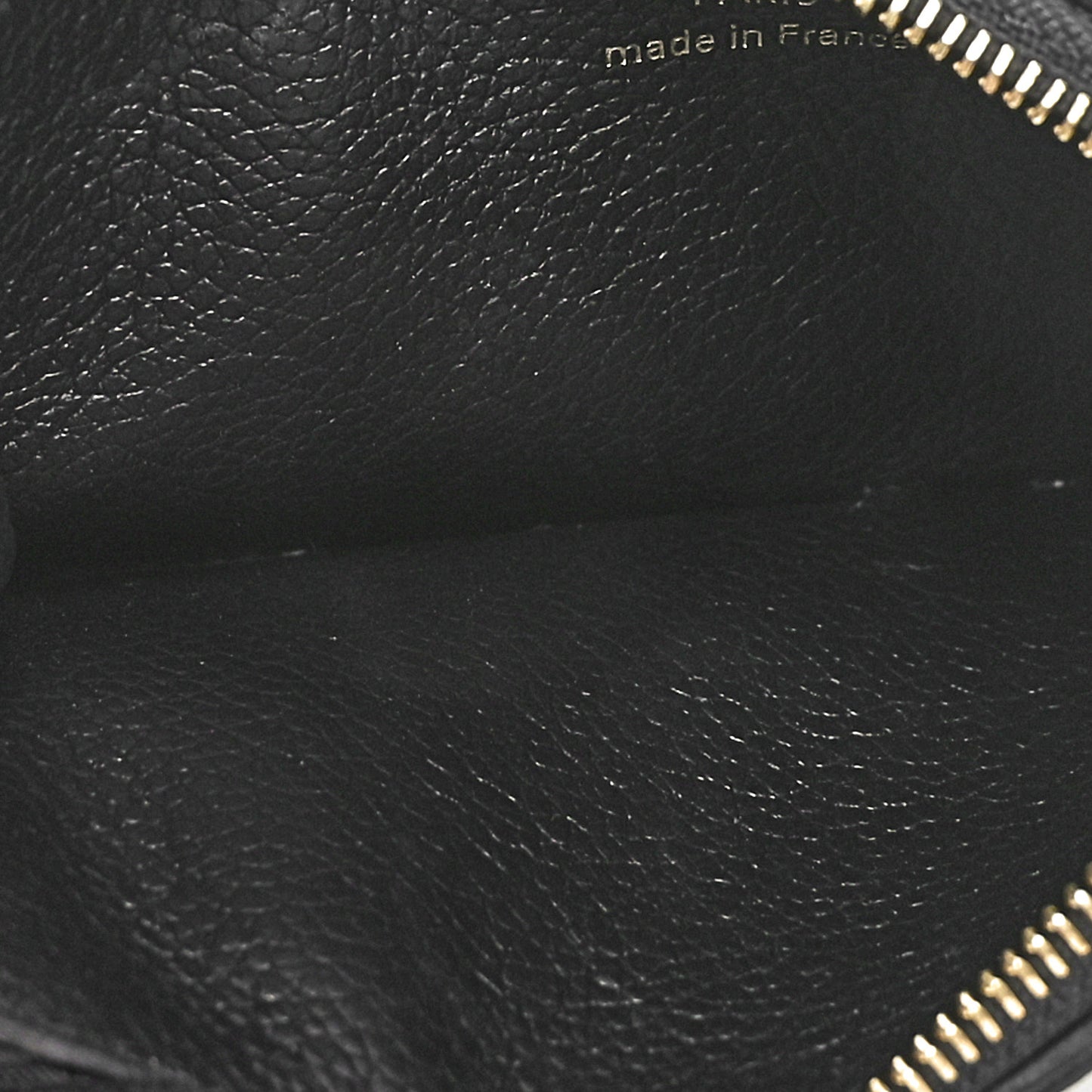Empreinte Monogram Zipped Romy Card Holder Black