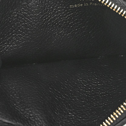 Louis Vuitton Empreinte Monogram Zipped Romy Card Holder Black 5 of 7