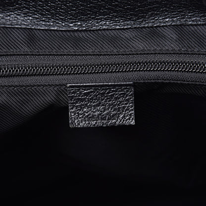 Gucci GG Monogram Single Buckle Backpack Black 6 of 14