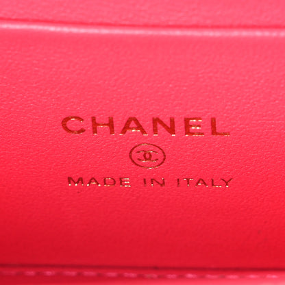 Chanel Caviar Quilted Sweetheart Vanity Case Pink 6 of 10