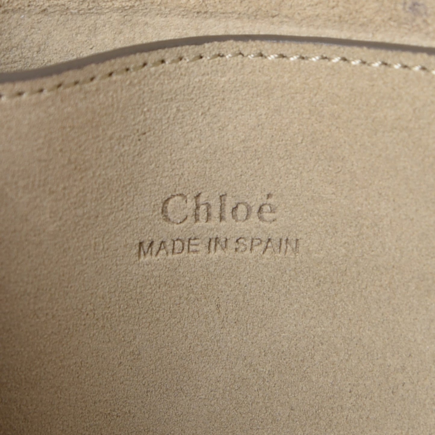 Suede Calfskin Small Faye Shoulder Bag Motty Grey