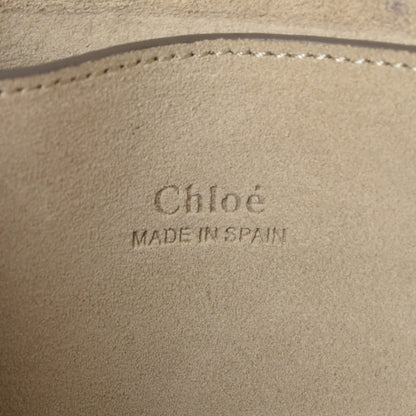 Chloe Suede Calfskin Small Faye Shoulder Bag Motty Grey 6 of 13