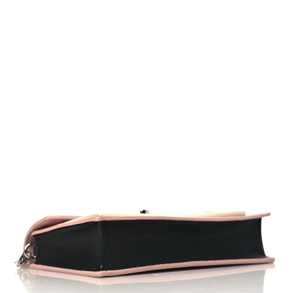 Louis Vuitton Calfskin My Lockme Chain Pochette Rose Ballet White 4 of 9