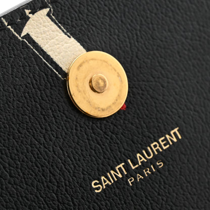 Saint Laurent Calfskin Lipstick Print Classic Monogram Kate Clutch Black 8 of 9