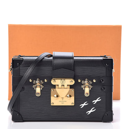 Louis Vuitton Epi Petite Malle Black 10 of 10