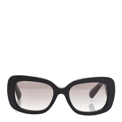 Prada Acetate Baroque Sunglasses SPR 27O Black 2 of 7