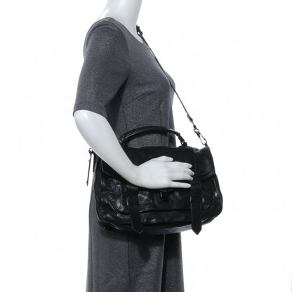 Proenza Schouler Lambskin PS1 Medium Satchel Black 2 of 6