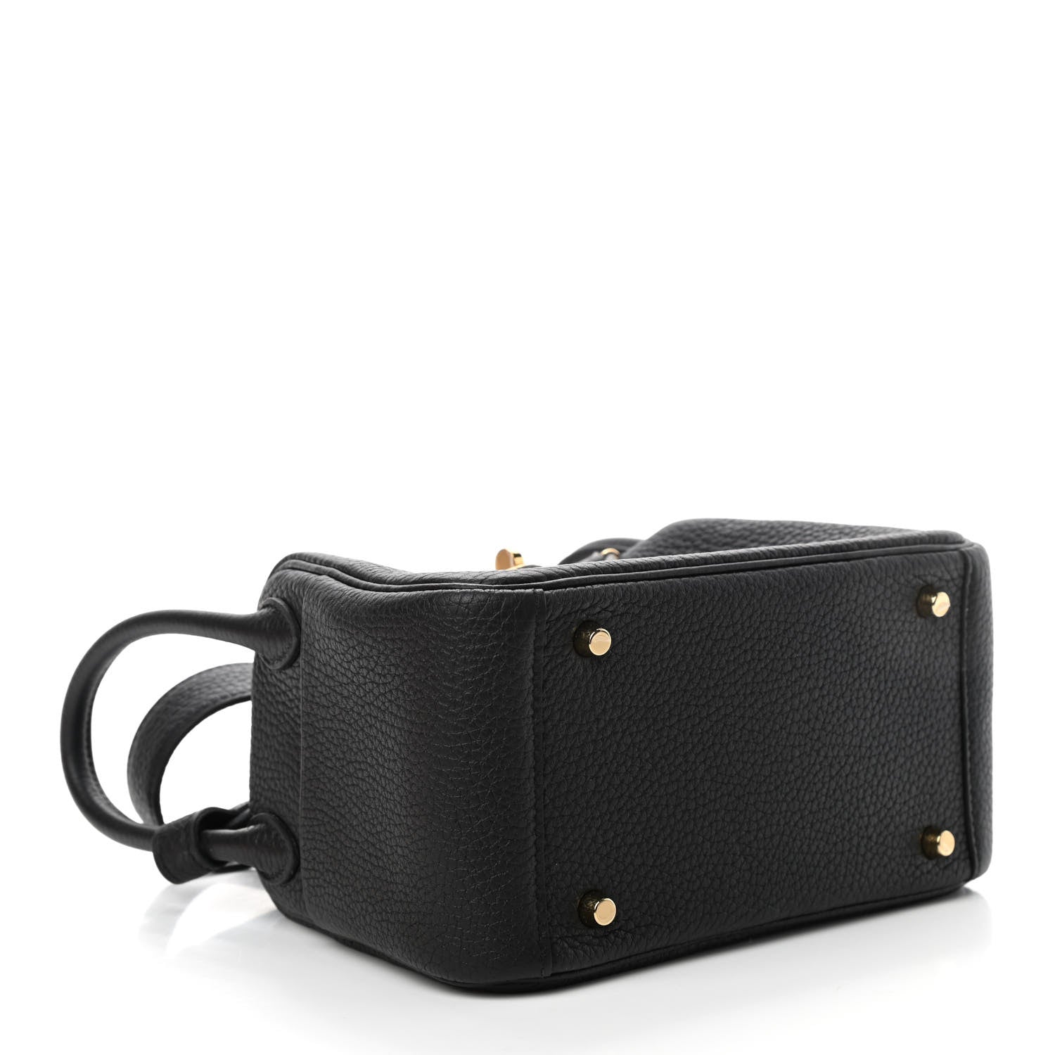 Hermes Taurillon Clemence Mini Lindy 20 Black 3 of 4