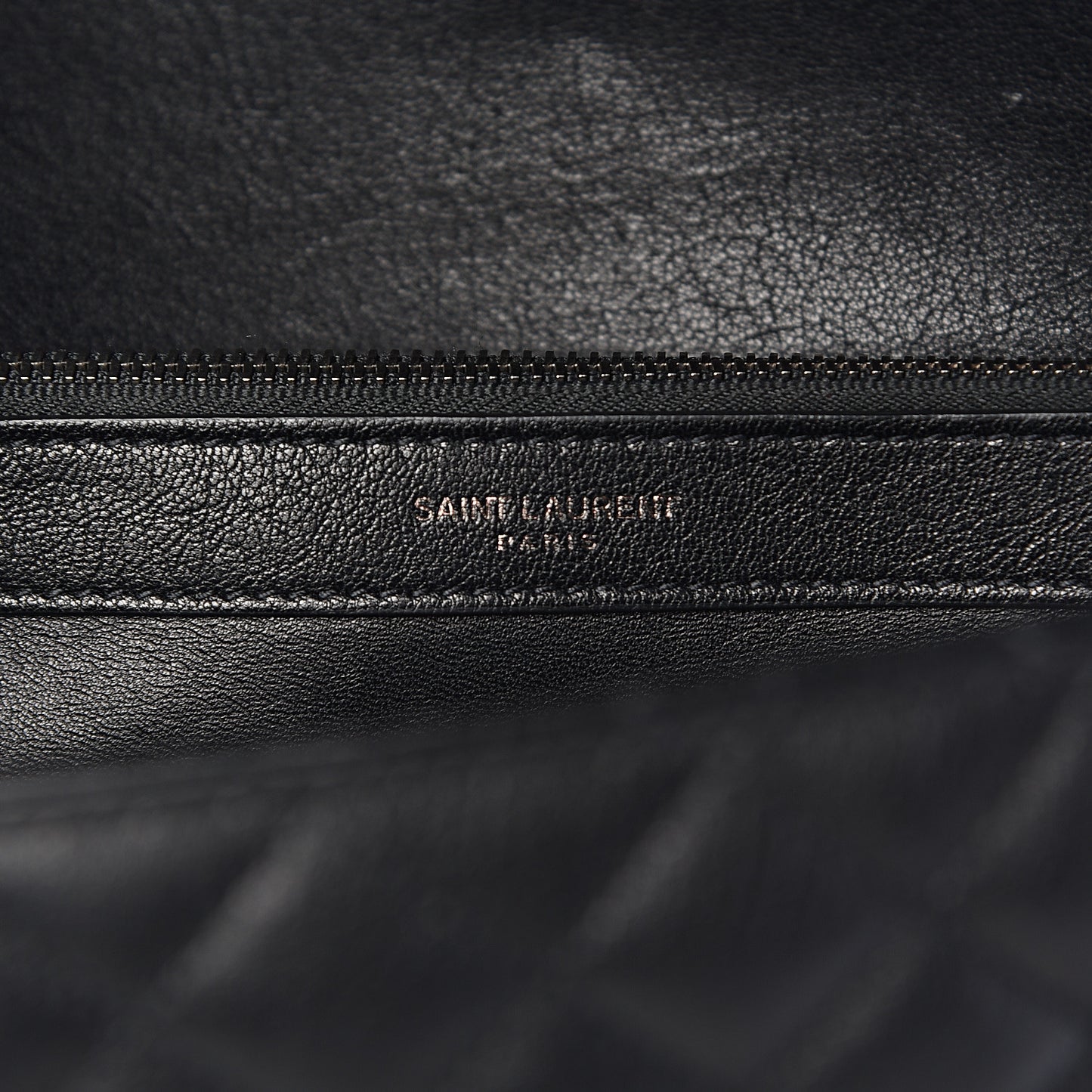 Calfskin Mixed Matelasse Triquilt Large Monogram Satchel Black
