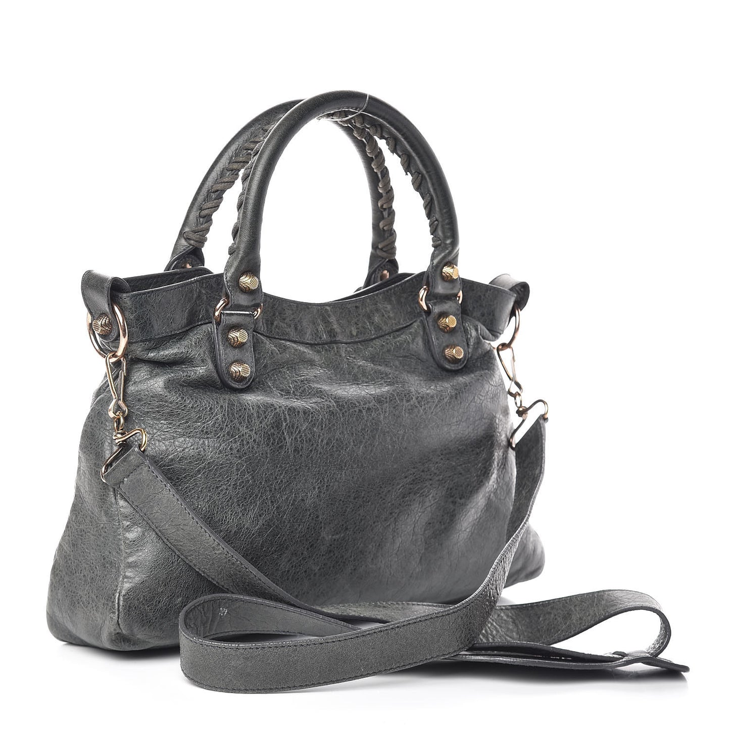 Agneau Giant 12 Rose Gold Hardware Town Anthracite