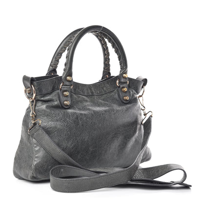 Balenciaga Agneau Giant 12 Rose Gold Hardware Town Anthracite 3 of 17