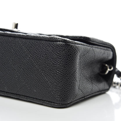 Chanel Caviar Quilted Mini Rectangular Flap Black 9 of 10