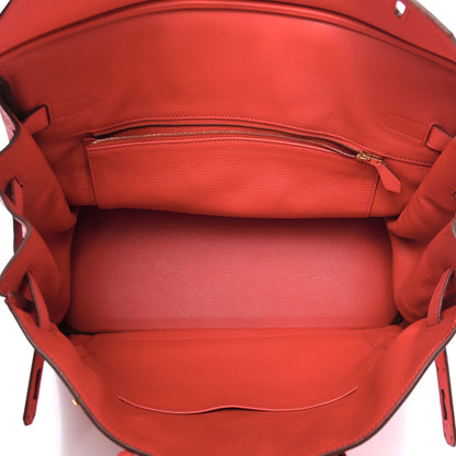 Hermes Taurillon Clemence Birkin 35 Bougainvillea 4 of 9