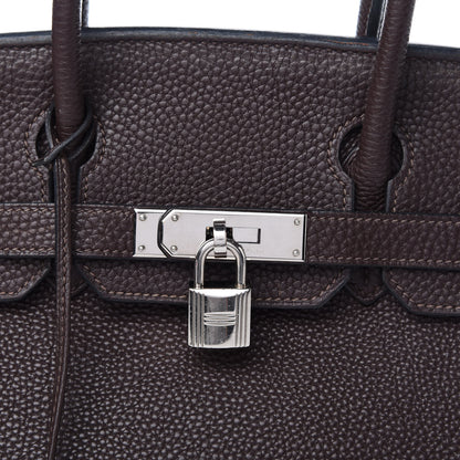 Hermes Togo Birkin 30 Chocolate 30 of 30