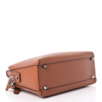 MCM Grained Calfskin Medium Ella Boston Brown 4 of 12