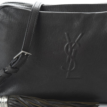 Saint Laurent Lambskin Monogram Small Lou Camera Bag Black 9 of 12