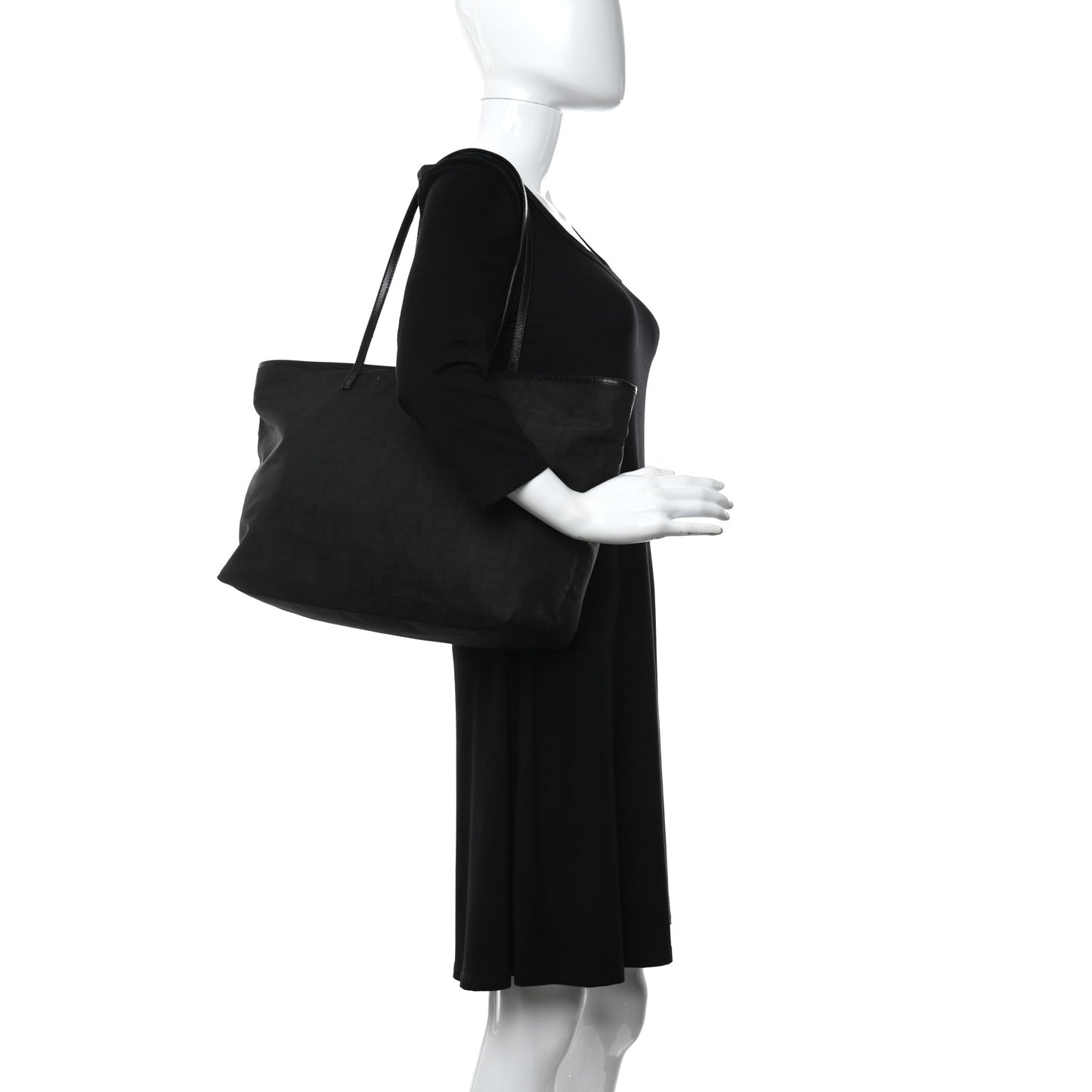 Nylon Zucca Medium Roll Tote Tobacco