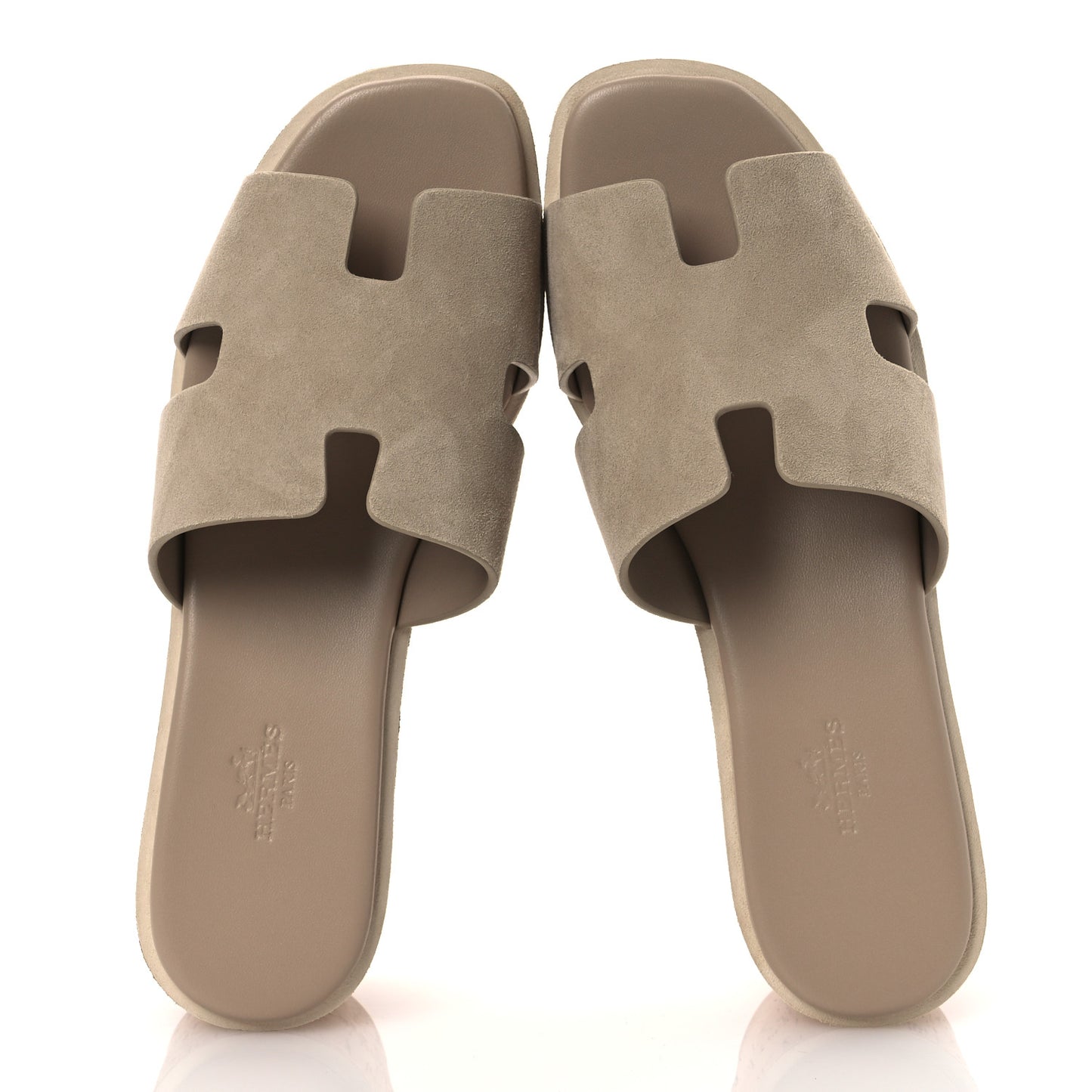 Suede Goatskin Cork Eze 30 Sandals 38 Beige Argile