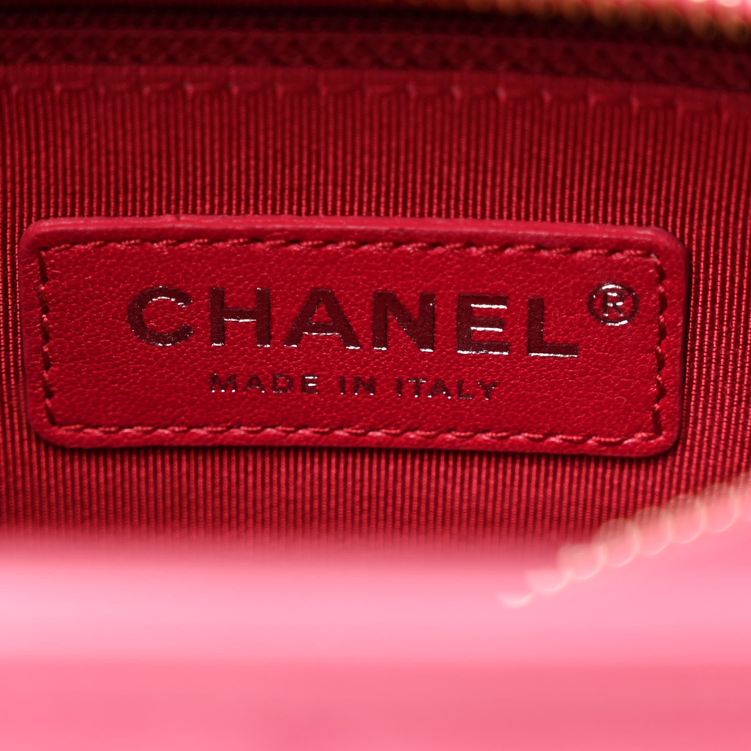 Chanel Aged Calfskin Quilted Small Gabrielle Hobo  Dark Pink 6 of 13