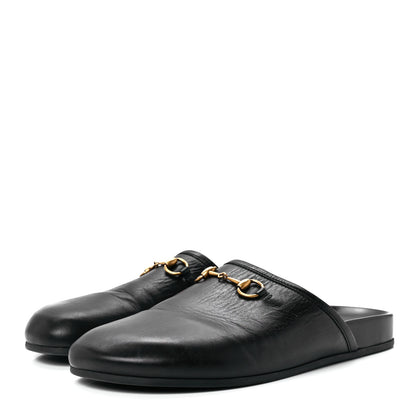Gucci Malaga Kid Womens Horsebit River Slippers 40 Black 3 of 8