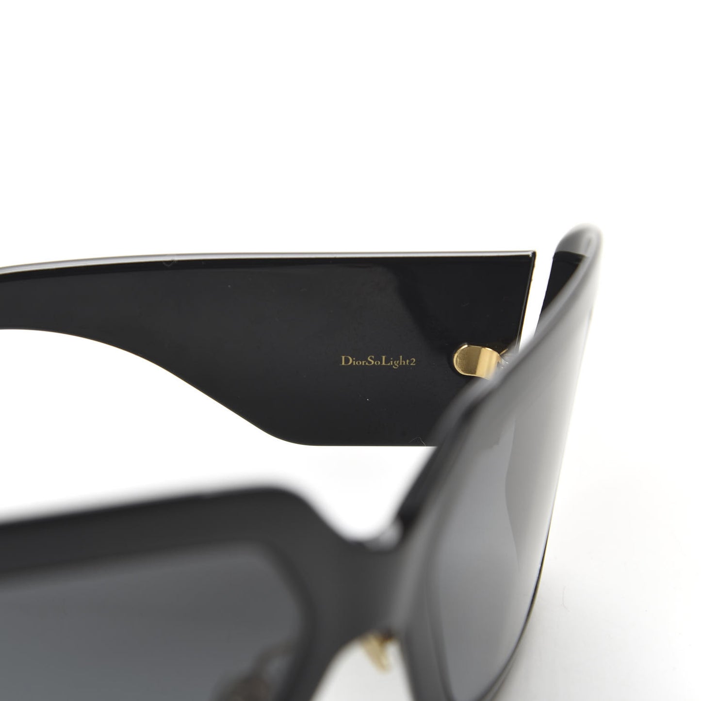 Acetate DiorSo Light 2 Shield Sunglasses Black