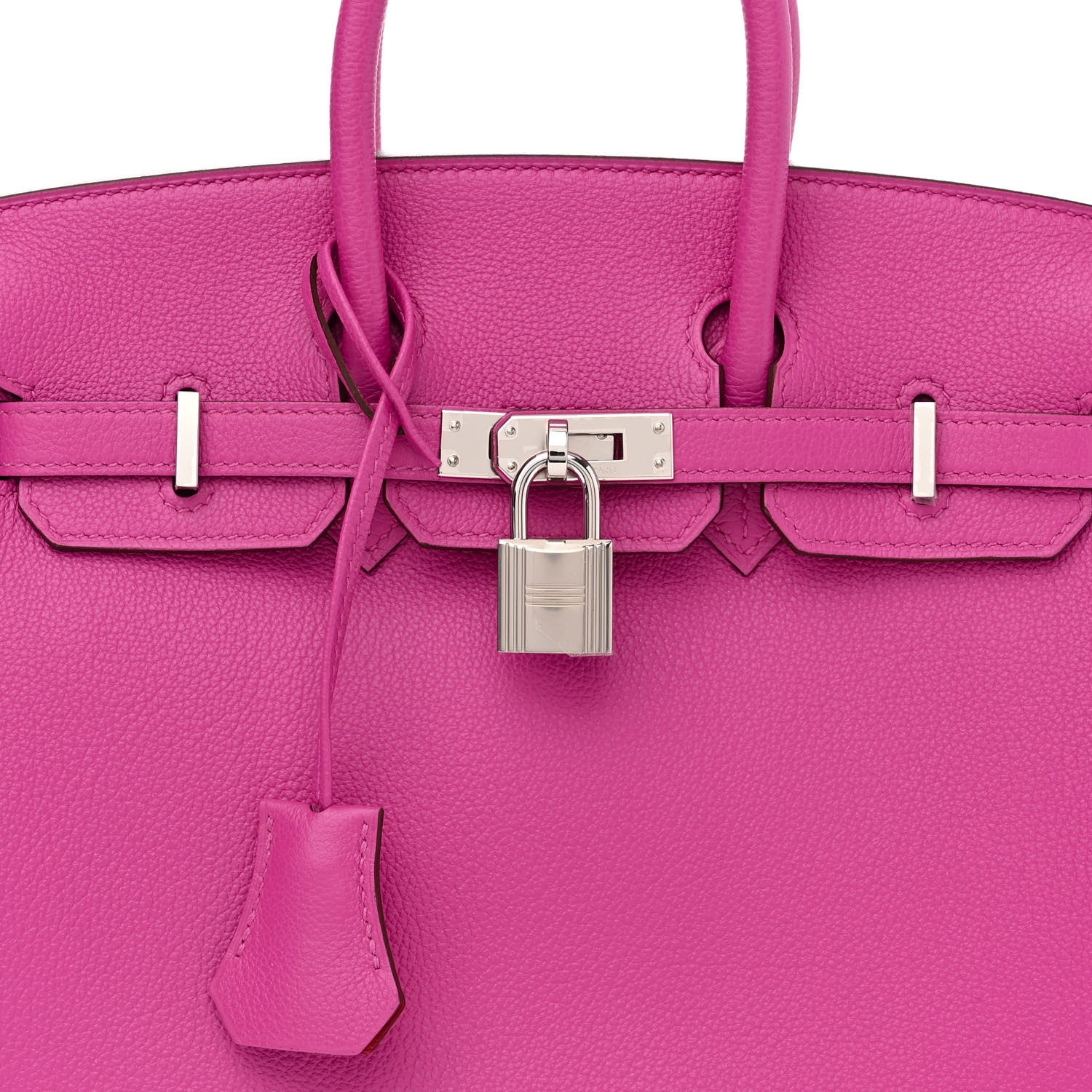 Hermes Taurillon Novillo Verso Birkin 25 Magnolia Rouge Casaque 8 of 11