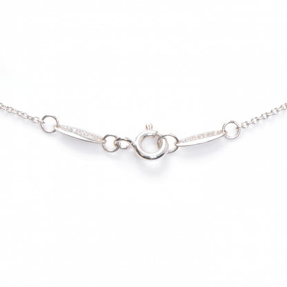 Tiffany Sterling Silver Elsa Peretti Color By The Yard Pink Sapphire Necklace 4 of 5