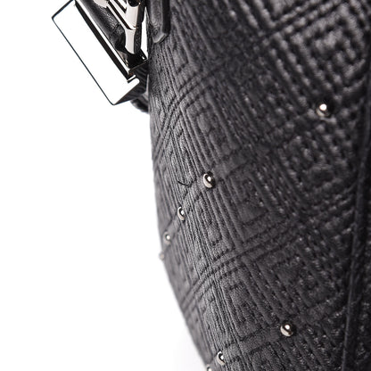 Givenchy Lambskin Logo Embossed Small Studded Antigona Black 13 of 18