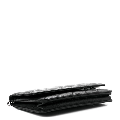 Chanel Caviar Quilted Wallet On Chain WOC Black 5 of 11