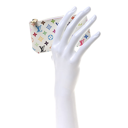 Louis Vuitton LV X TM Monogram Multicolor Key Pouch White 2 of 10