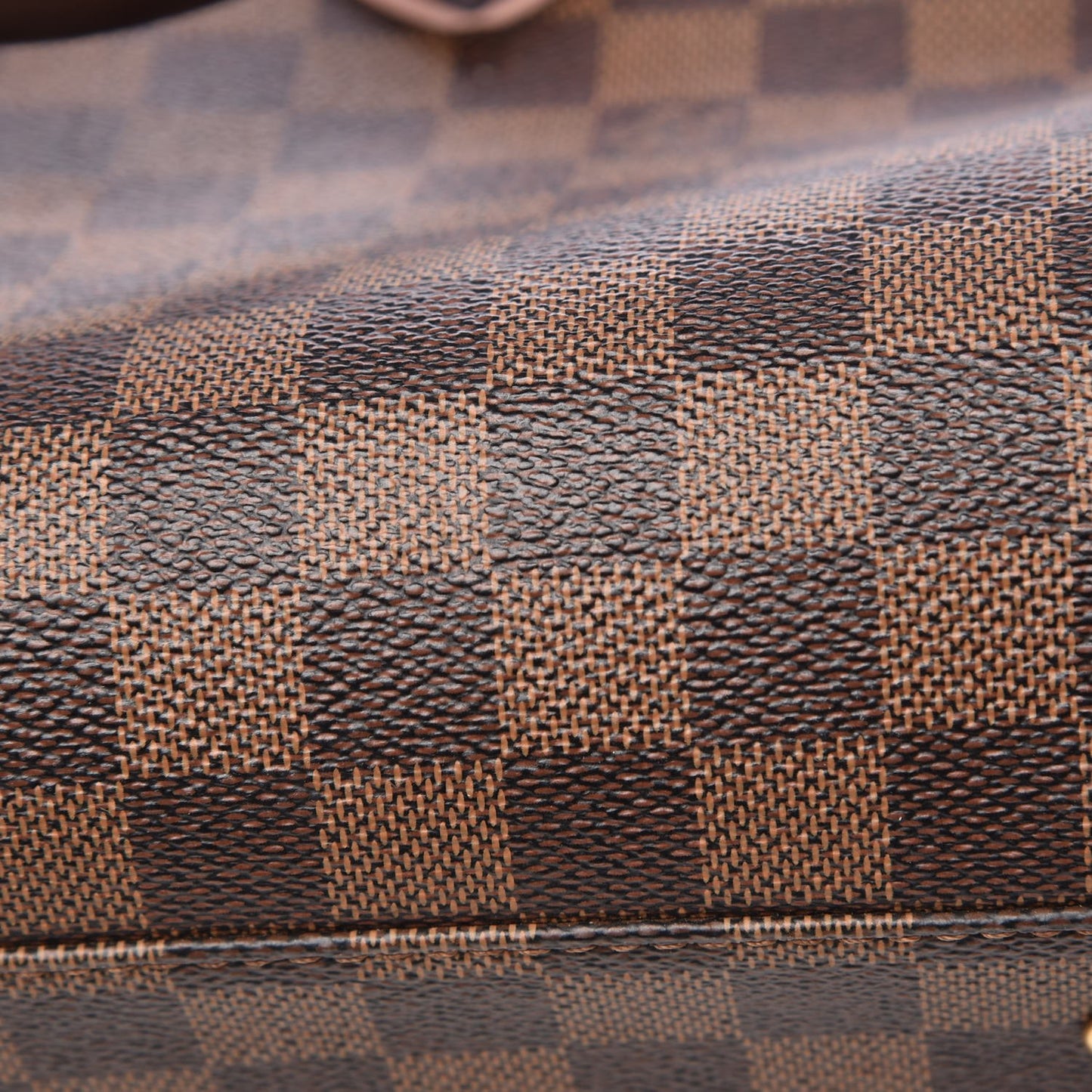 Cuir Taurillon Damier Ebene Normandy Magnolia
