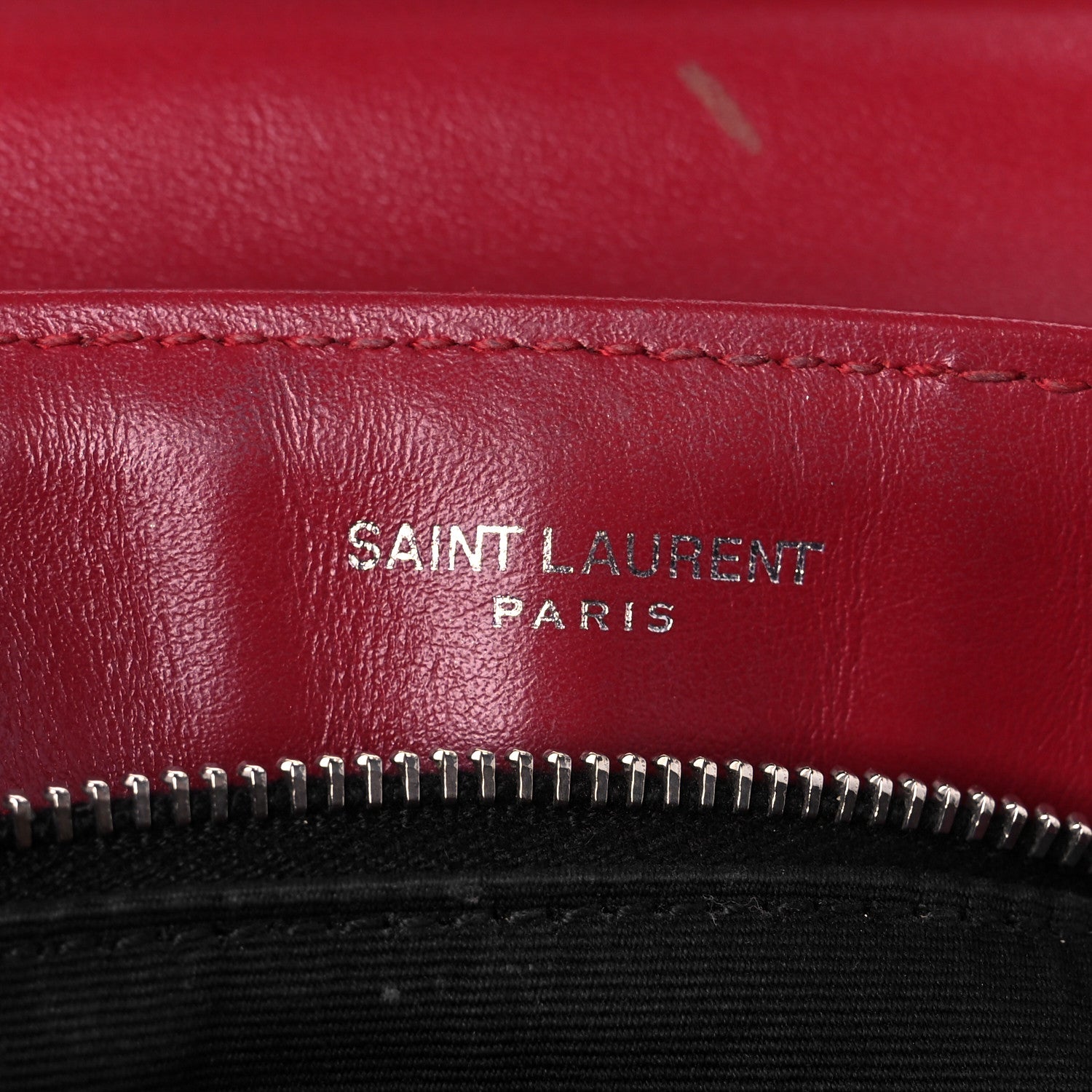 Saint Laurent Calfskin Y Quilted Monogram Toy Loulou Crossbody Bag New Lipstick 7 of 14