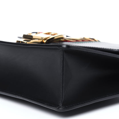 Gucci Calfskin Small Sylvie Shoulder Bag Black 10 of 13