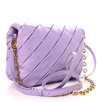 Loewe Lambskin Pleated Goya Puffer Bag Light Mauve 3 of 9