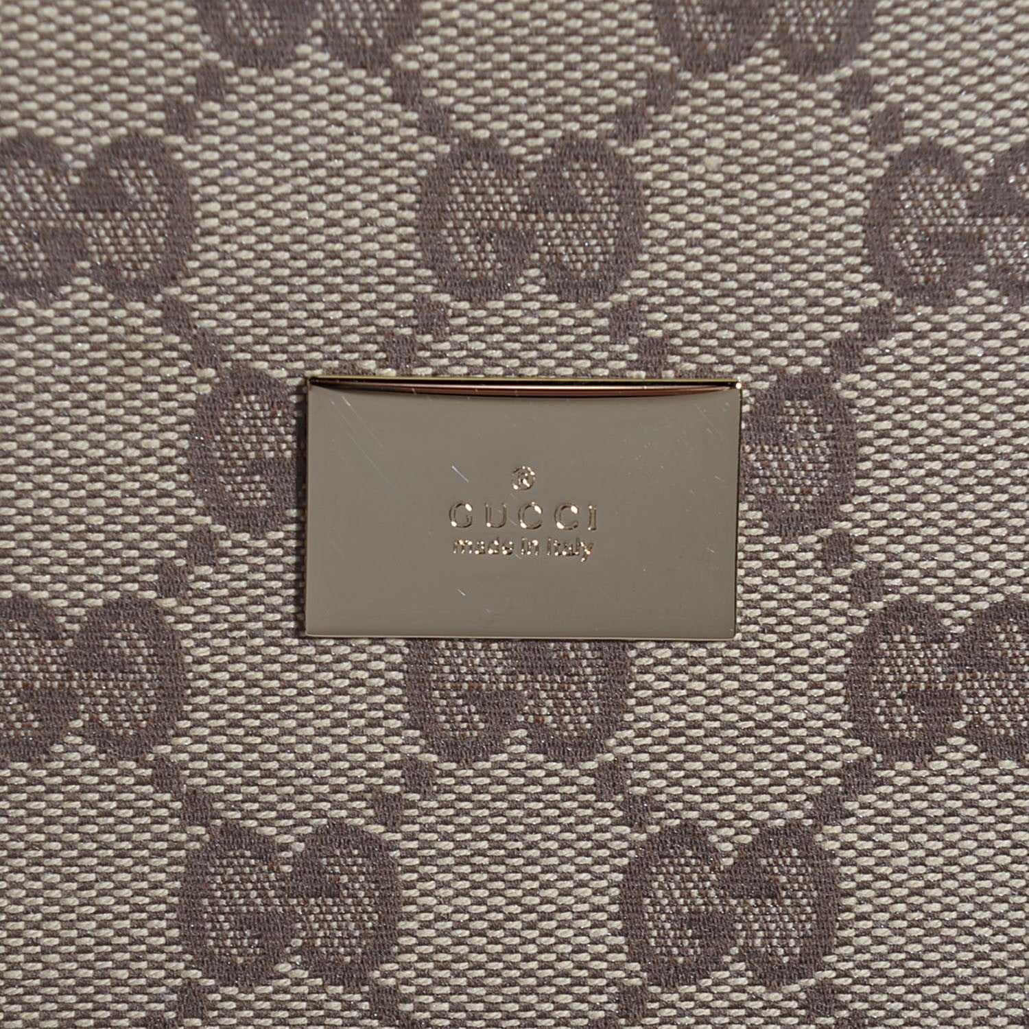 Gucci Crystal Monogram Large Tote Brown 4 of 10