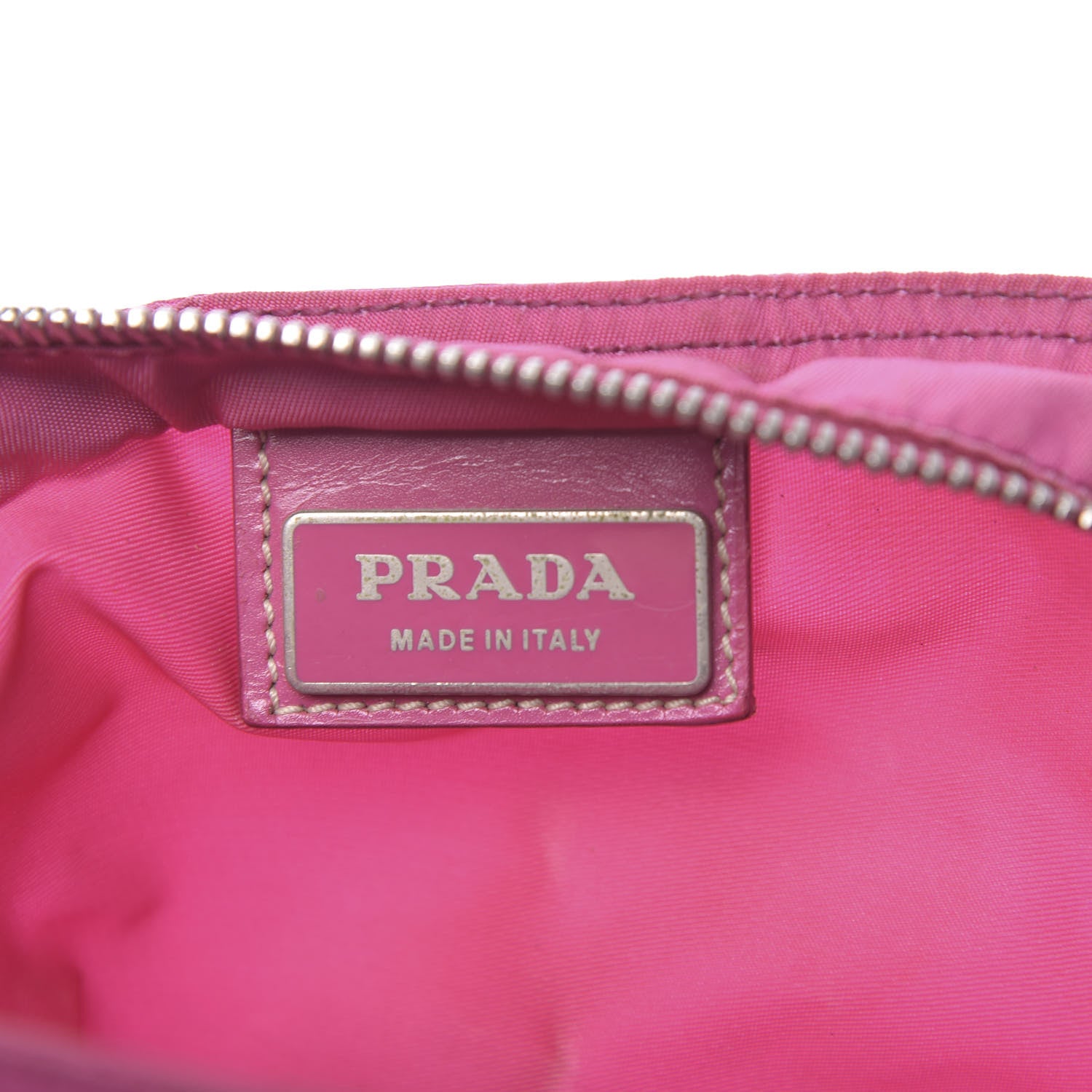 Prada Nylon Vela Flat Messenger Bag Fuxia 6 of 12
