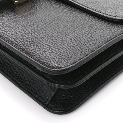 Gucci Dollar Calfskin Interlocking G Chain Wallet Black 12 of 13