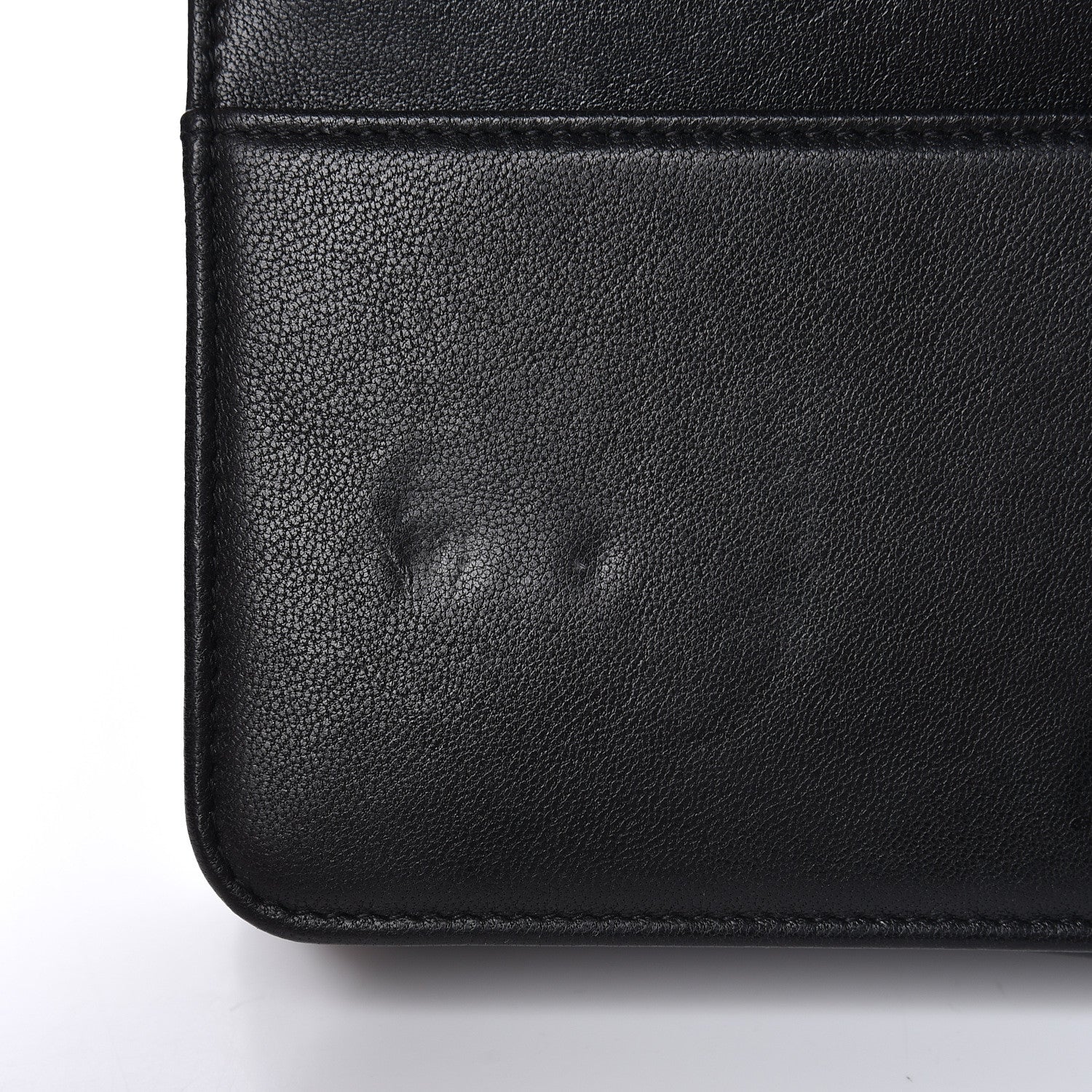 Chanel Sheepskin Quilted Mademoiselle Vintage Wallet On Chain WOC Black 11 of 17