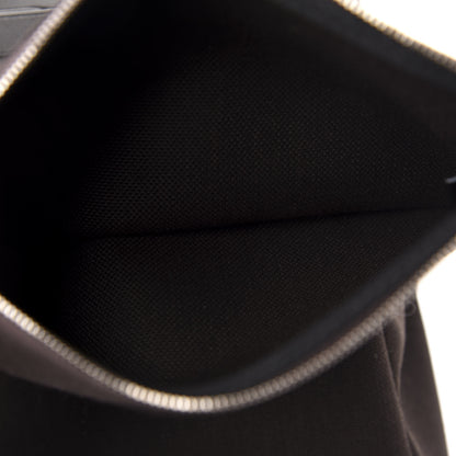 Hermes Military Toile Vache Hunter Herbag Zip Retourne 31 PM Black Ebene 9 of 14