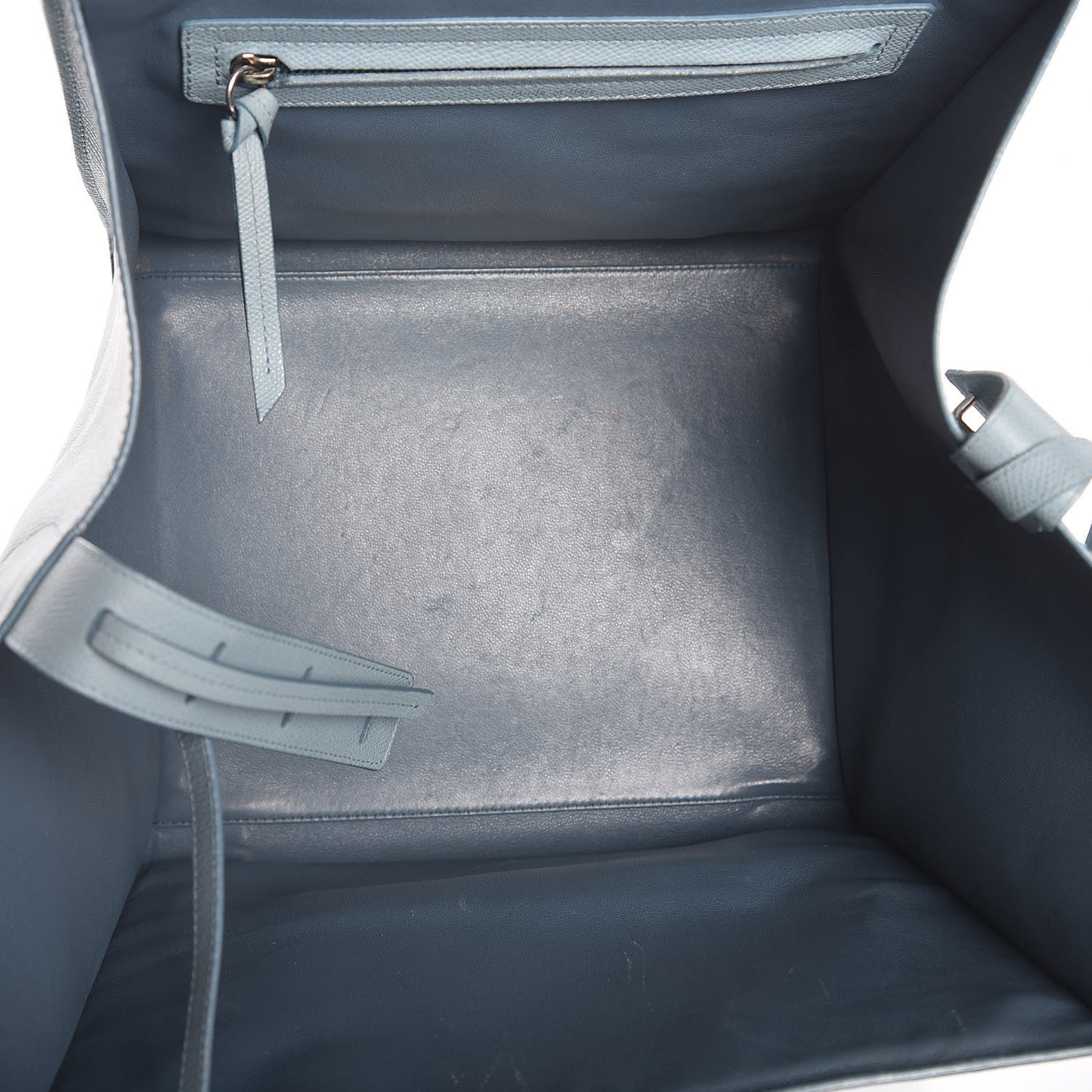 Grained Calfskin Medium Phantom Luggage Sky Blue
