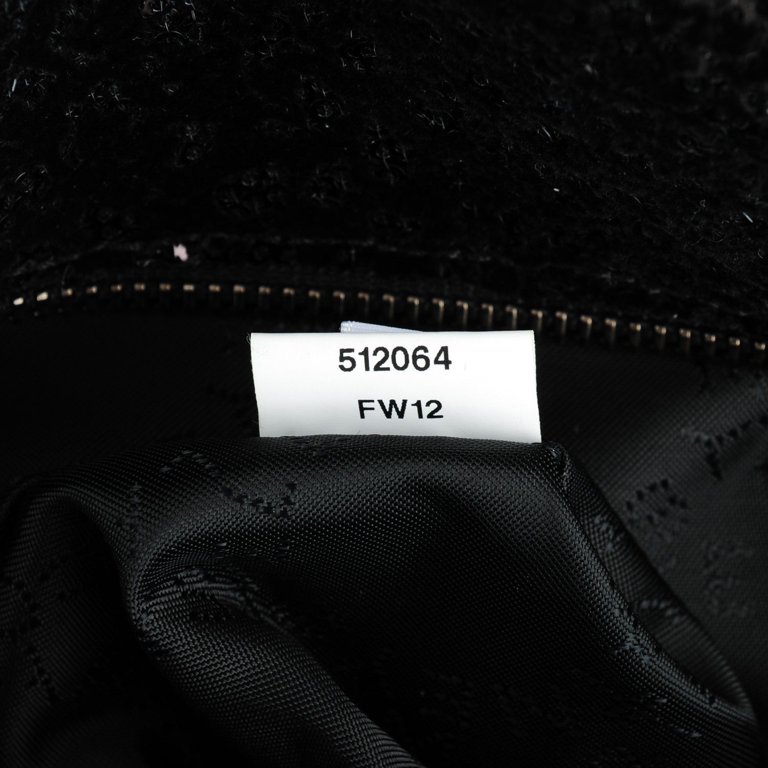 Stella McCartney Sequin Velvet Large Falabella Tote Black 7 of 8