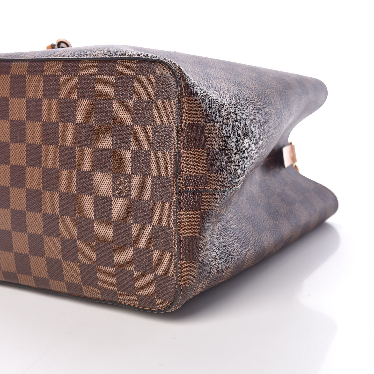 Damier Ebene Neonoe MM Safran