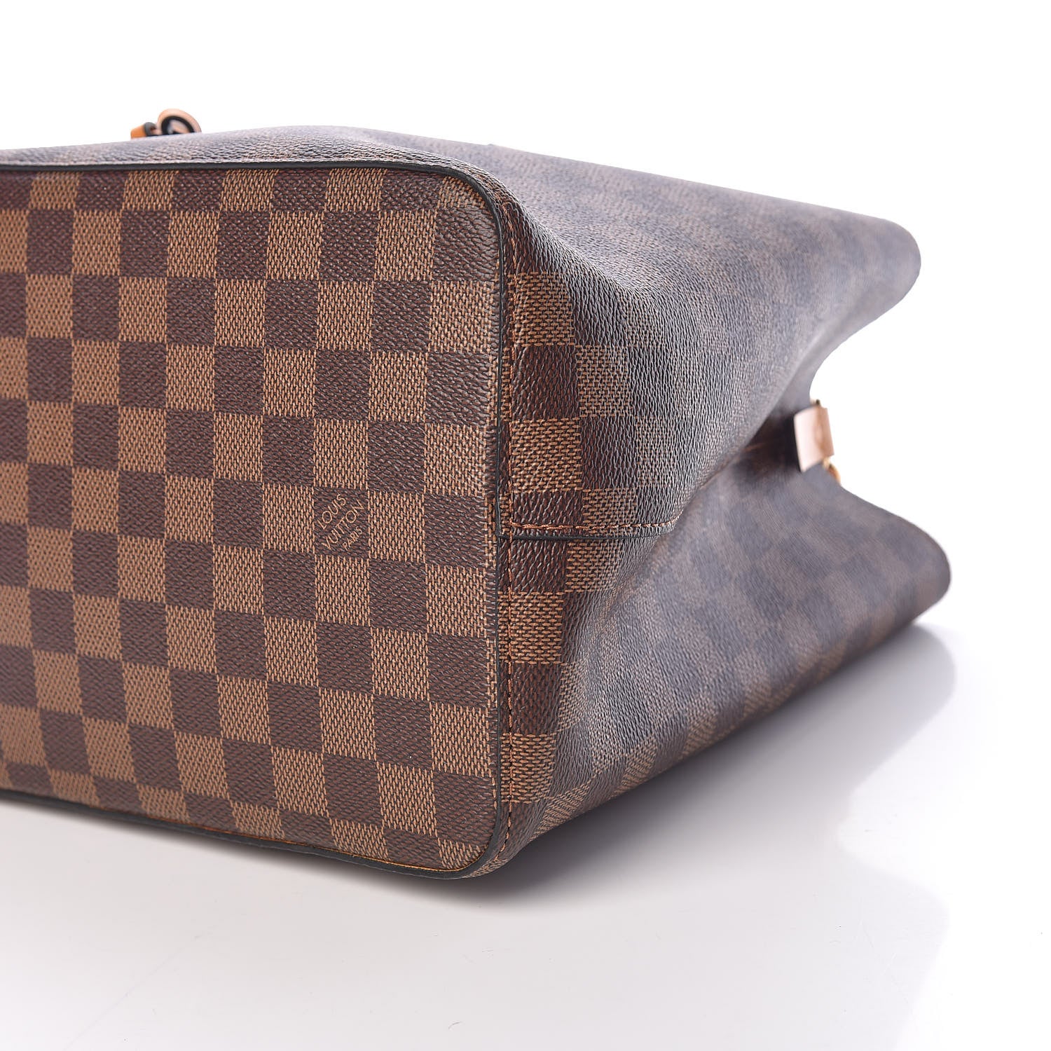 Louis Vuitton Damier Ebene Neonoe MM Safran 10 of 11