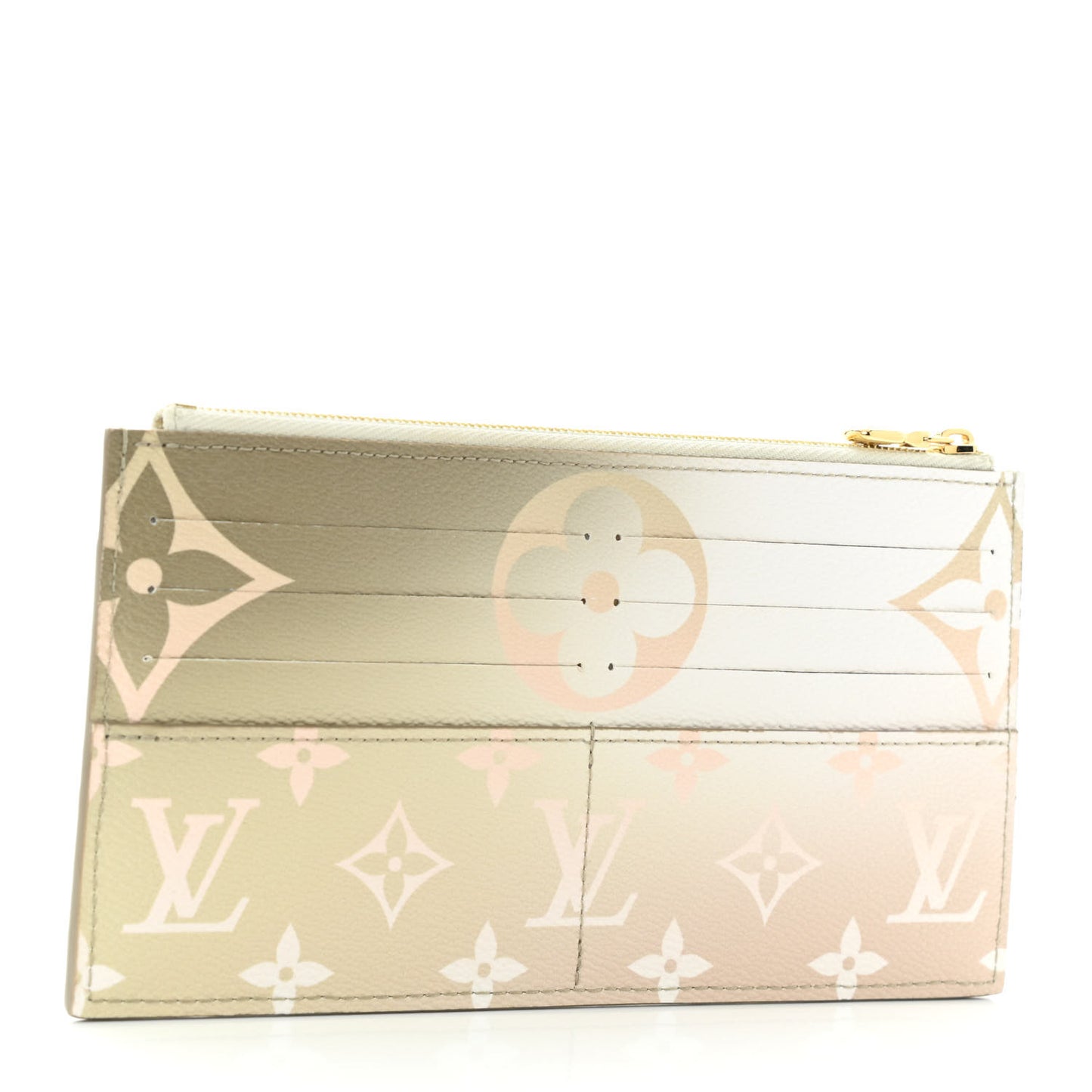 Monogram Giant Spring In The City Slim Purse Sunset Kaki