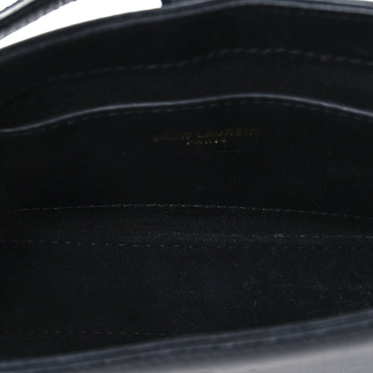 Saint Laurent Smooth Calfskin Le 5 A 7 Mini Hobo Black 5 of 10