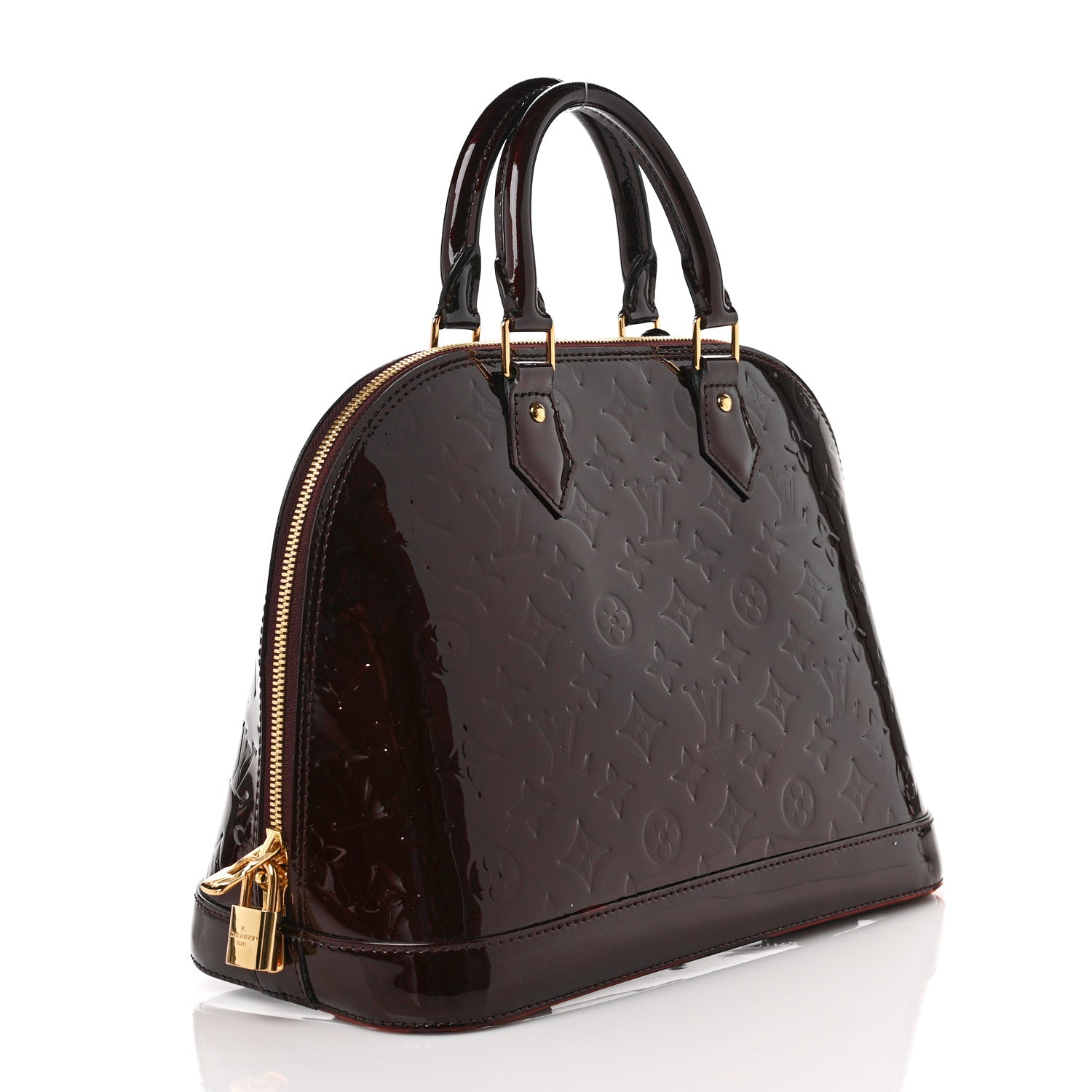 Louis Vuitton Vernis Alma PM Amarante 3 of 9