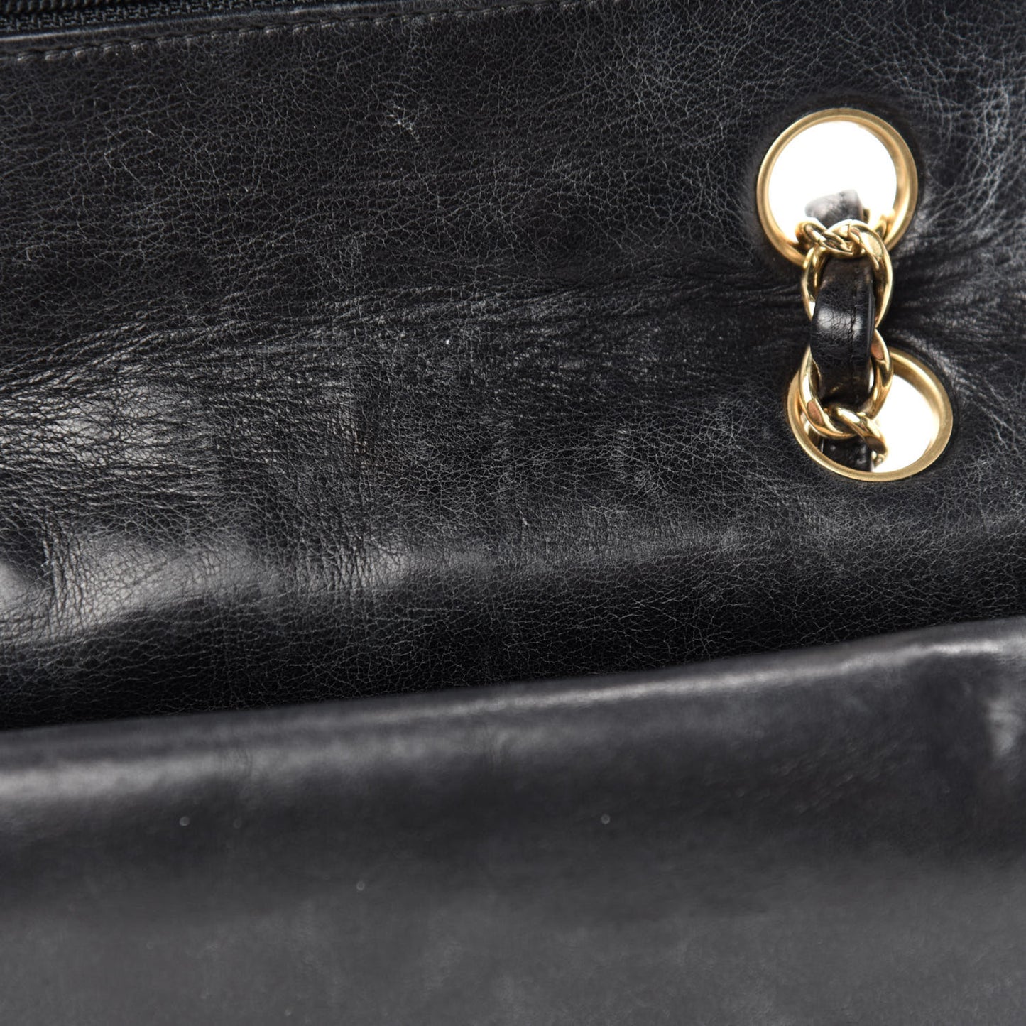 Calfskin CC Punk 2.55 Reissue 224 Flap Black