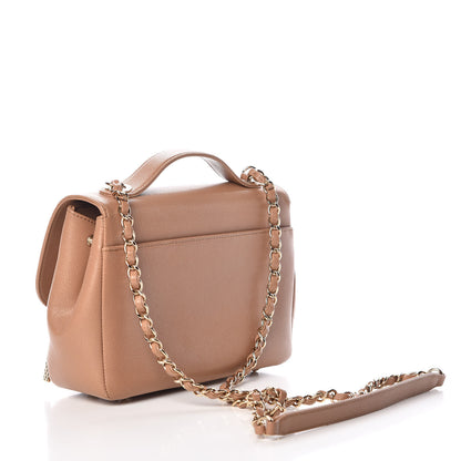 Chanel Caviar Quilted Small Business Affinity Flap Camel 3 of 9